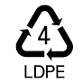 ldpe recyclable icon